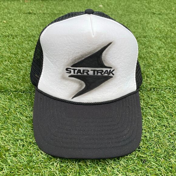 Airbrushed Star Trak Logo Trucker Hat - Picture 1 of 4
